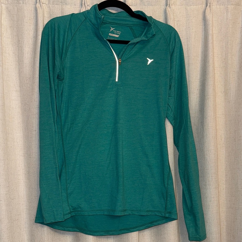Old Navy Green Long Sleeve Women's Quarter Zip